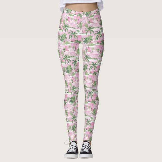 Leggings Cadeau d'anniversaire | J'Aime L'Océan (Devant)