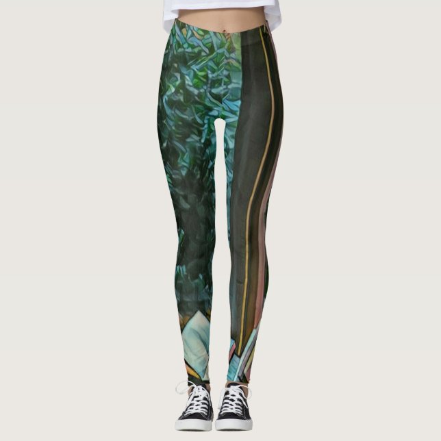 Leggings Cadeau d'art de lecture (Devant)