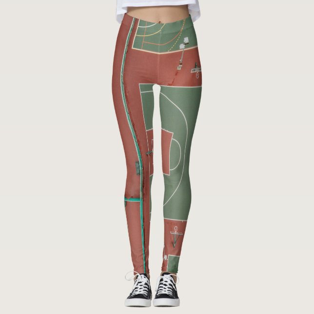 Leggings Cadeau de basket-ball cool (Devant)