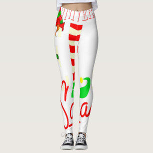 Leggings Cadeau de Noël de l'équipe d'elfes de l'université
