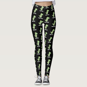 Leggings Cadeau drôle de dinosaure de l'arbre de Noël T R