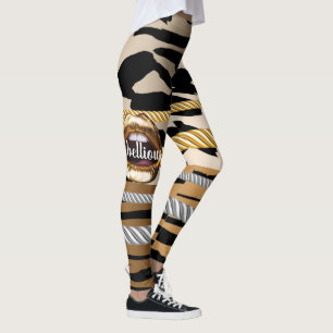 Leggings Cadeau personnalisé pour Anniversaire, Mariée, Mar