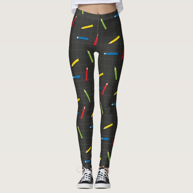 Leggings Cadeau pour Enseignant | Je ne peux rien enseigner (Devant)