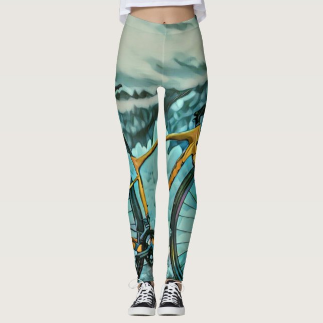 Leggings Cadeau Vélo Lover (Devant)