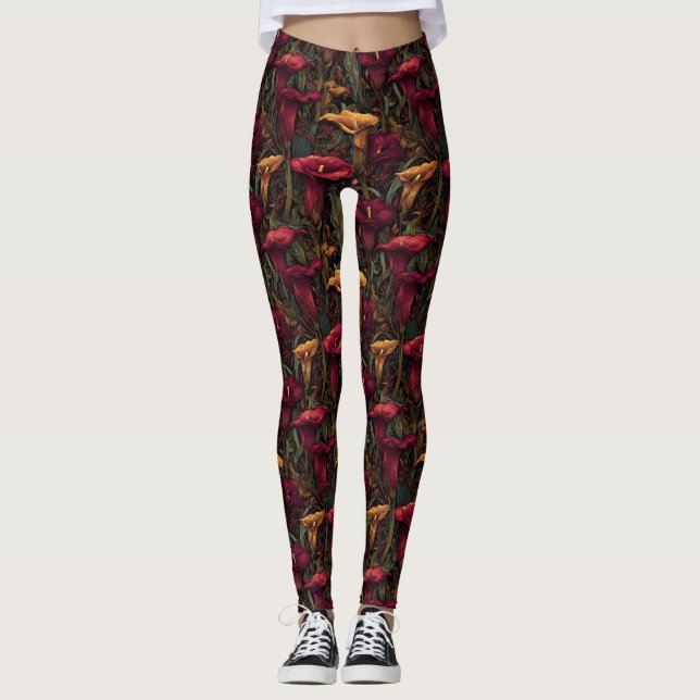 Leggings Cadeaux de Fête de Mariage Fleur de Lys Pétale Hal (Devant)