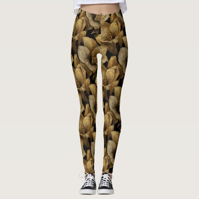 Leggings Cadeaux de mariage avec accent Amaryllis de matern (Devant)