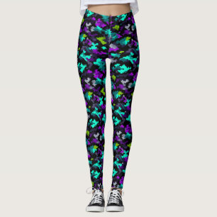 Leggings Cadeaux de Noël pour femme à motif camouflage Vêt