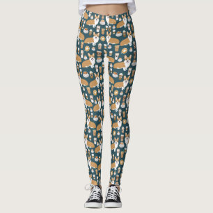 Leggings Café de corgi - guêtres