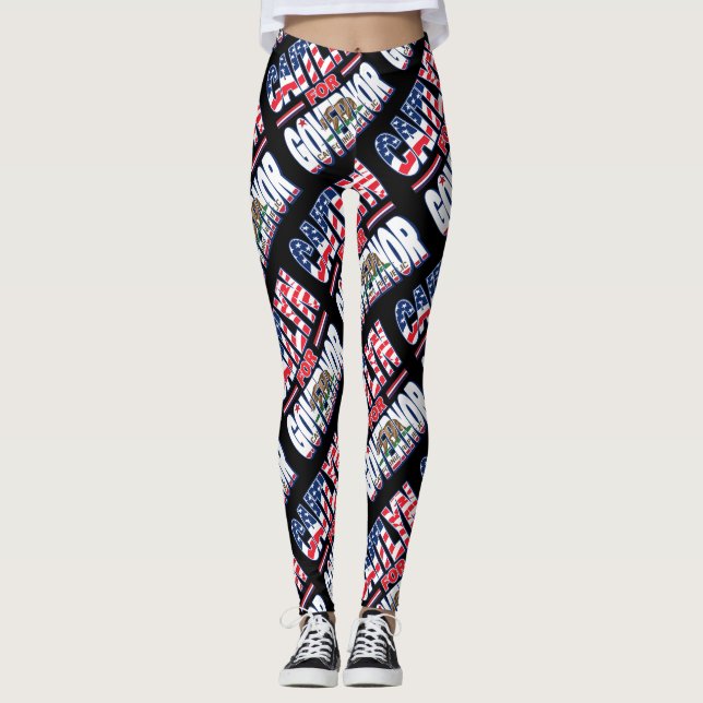 Leggings Caitlyn Jenner, gouverneur de Californie (Devant)