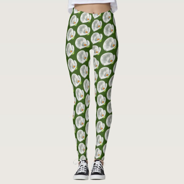 Leggings Calla Lilly Motif (Devant)