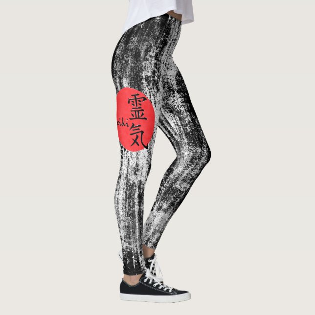 Leggings Calligraphie Reiki et Mot 1 (Droite)