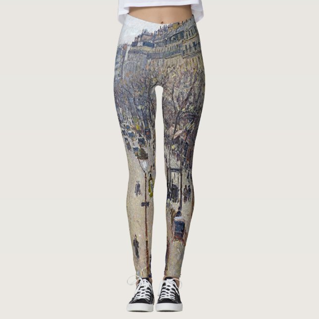 Leggings Camille Pissarro - Boulevard Montmartre, matin (Devant)