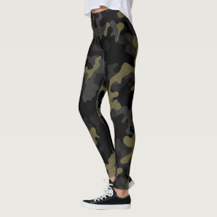 Leggings Camion vert noir Cargo urbain réaliste