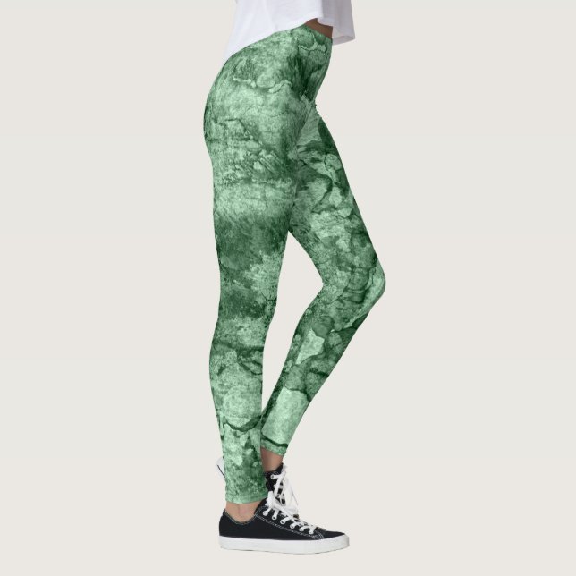 Leggings Camo Camo Green Grunge Unique Femmes Léggings Grap (Droite)
