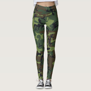 Leggings Camo de bois personnalisé