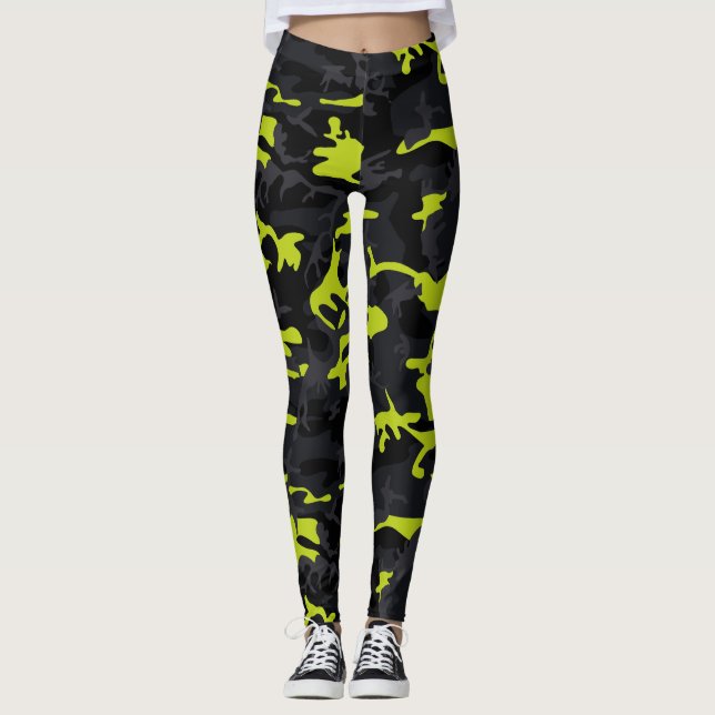 Leggings Camo de Lime Highlights (Devant)