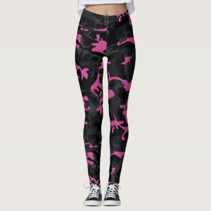 Leggings Camo en rose