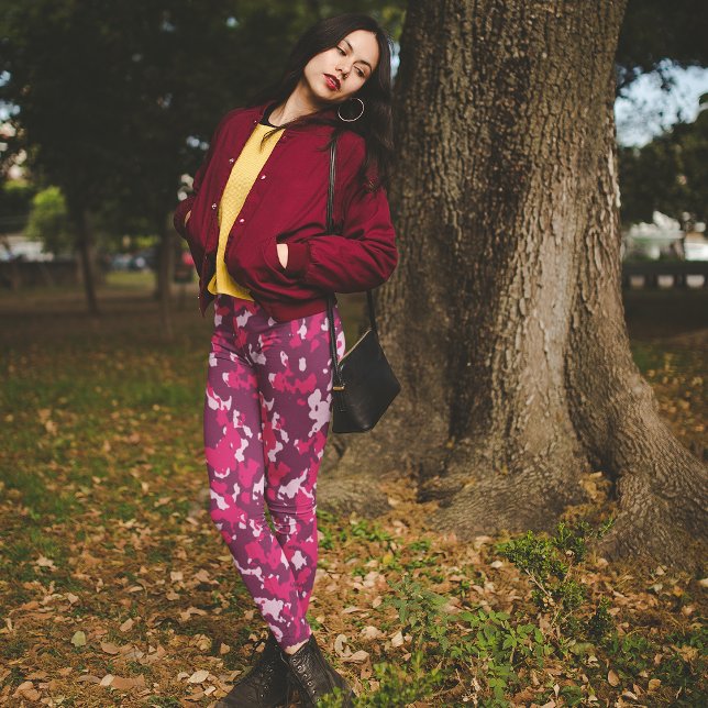 Leggings camo rose (Créateur téléchargé)