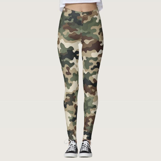 Leggings Camouflage (Devant)
