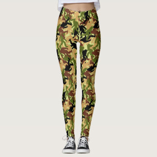 Leggings Camouflage Bigfoot à motif