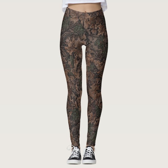 Leggings Camouflage d'automne lancer oreiller serviette de  (Devant)