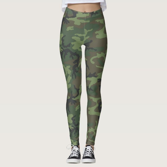 Leggings Camouflage de la jungle (Devant)