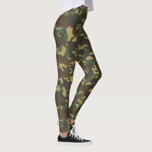 Leggings Camouflage forestier