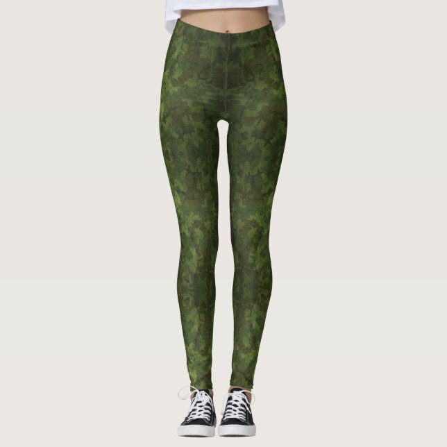 Leggings Camouflage Jah Armée (Devant)