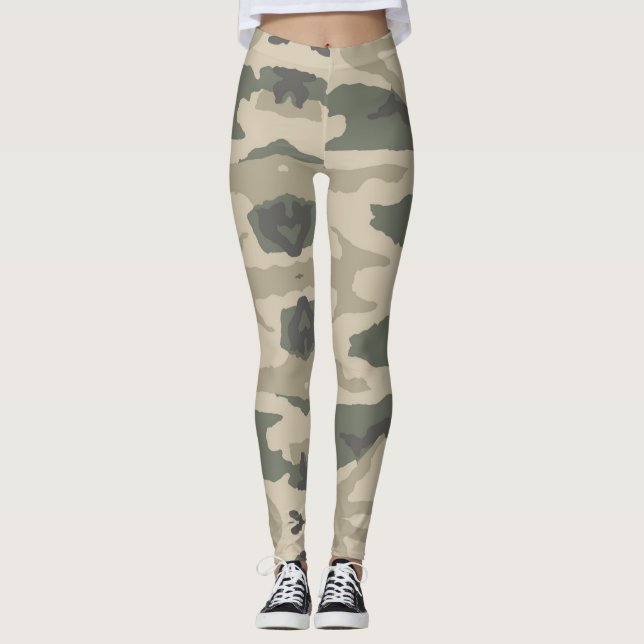 Leggings Camouflage Jah Army Jungle (Devant)