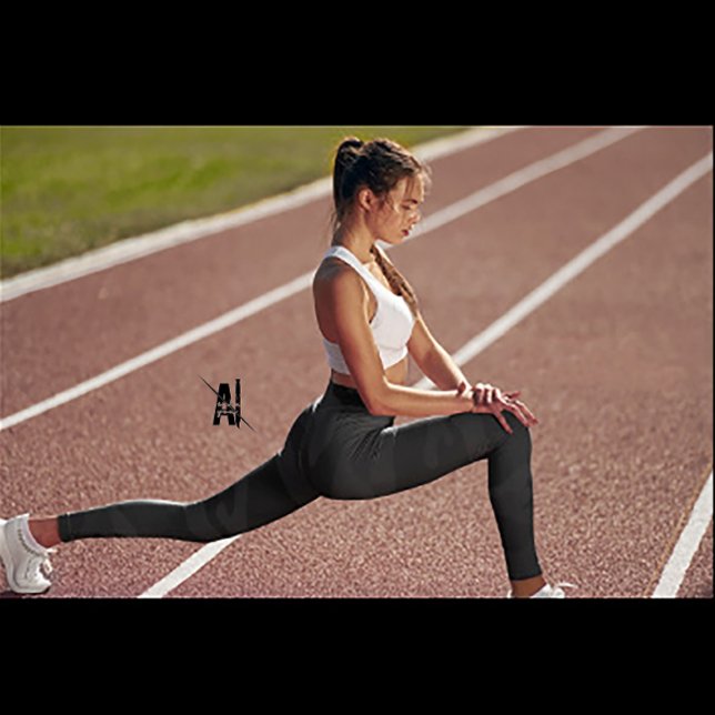 Leggings Camouflage noir, design (Créateur téléchargé)