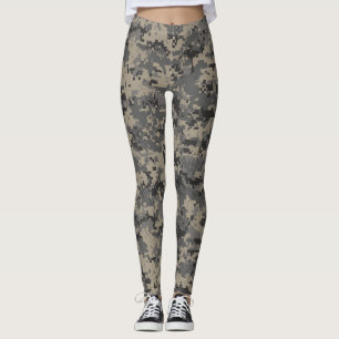 Leggings Camouflage numérique armée pixel photo imprimé
