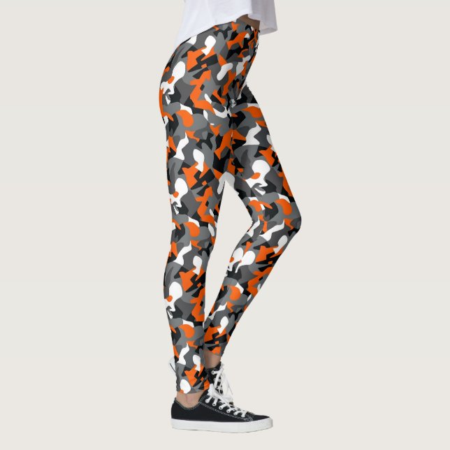 Leggings camouflage orange (Droite)