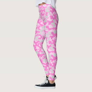 Leggings Camouflage rose 