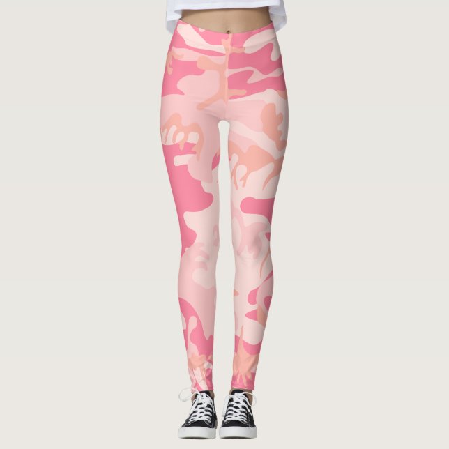 Leggings Camouflage rose, Armée (Devant)