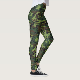 Leggings Camouflage vert militaire