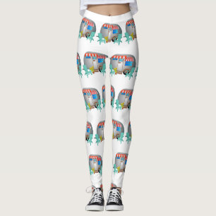 Leggings Camper Caravane Teardrop Thunder_Cove