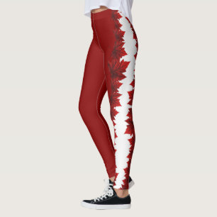 Leggings Canada Équipe Feuille d'érable Leggings