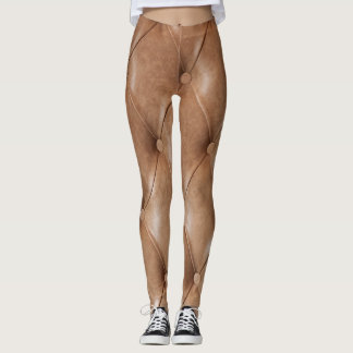 Leggings Canapé en cuir : Arrière - plan texturé