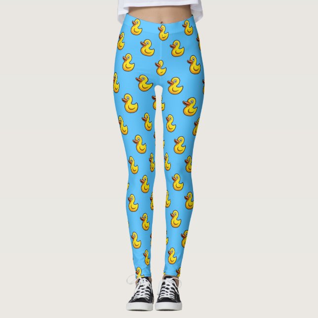 Leggings Canard en caoutchouc mignon (Devant)