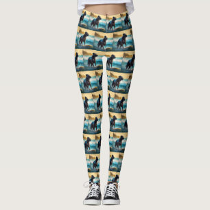 Leggings Cane Corso Beach Surf Peinture