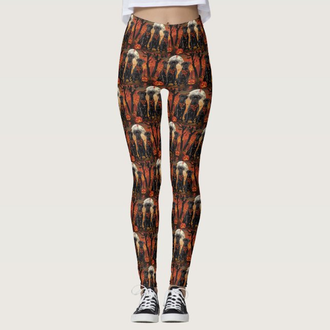 Leggings Canne Corso Halloween Éffrayant (Devant)