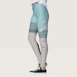 Leggings Cape Town Table Mountain Ocean Sketch