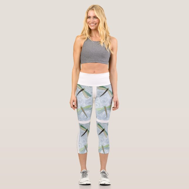 Leggings Capri 2 libellules #1 (Recto)