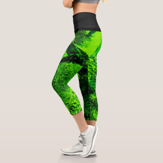 Leggings Capri à la recherche de vert