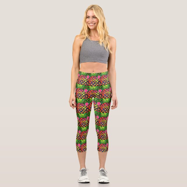 Leggings Capri à l'ananas (Recto)