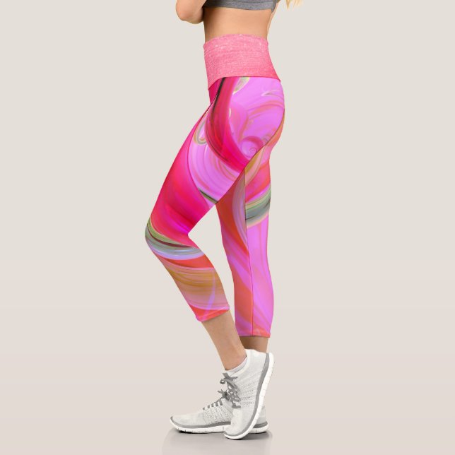 Leggings Capri Abstrait (Gauche)