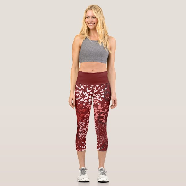 Leggings Capri Abstrait moderne (Recto)