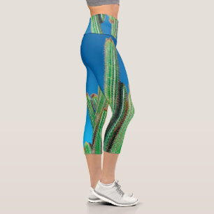 Leggings Capri Afrique Désert Paysage Nature Cactus Plantes