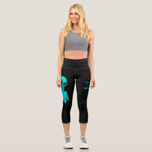 Leggings Capri Alien, je veux croire