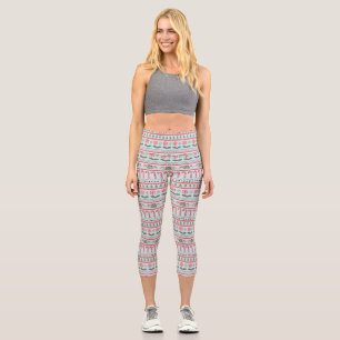 Leggings Capri AMIS™ Doux moche Motif de Noël